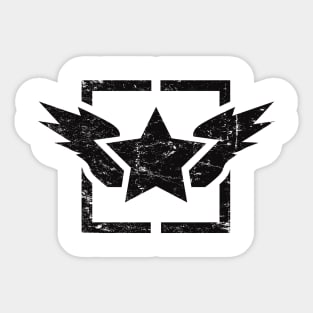 Winged Star Sticker